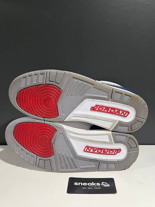 USED SIZE 9M Jordan 3 Retro True Blue (2011) - USED NO BOX