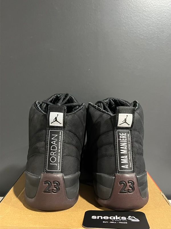 USED 12.5M Jordan 12 Retro SP A Ma Maniére Black (Women's) - Used