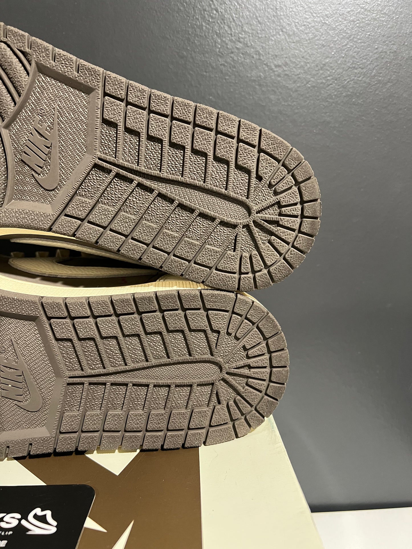 USED Travis Scott x Air Jordan 1 Retro Low OG Reverse Mocha DM7866-162 SIZE 12.5M OG ALL SP25-063