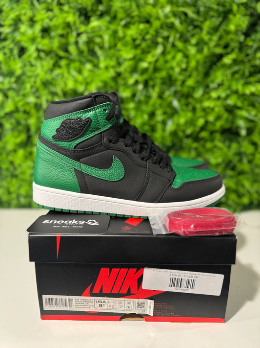 Jordan 1 Retro High Pine Green Black - Used