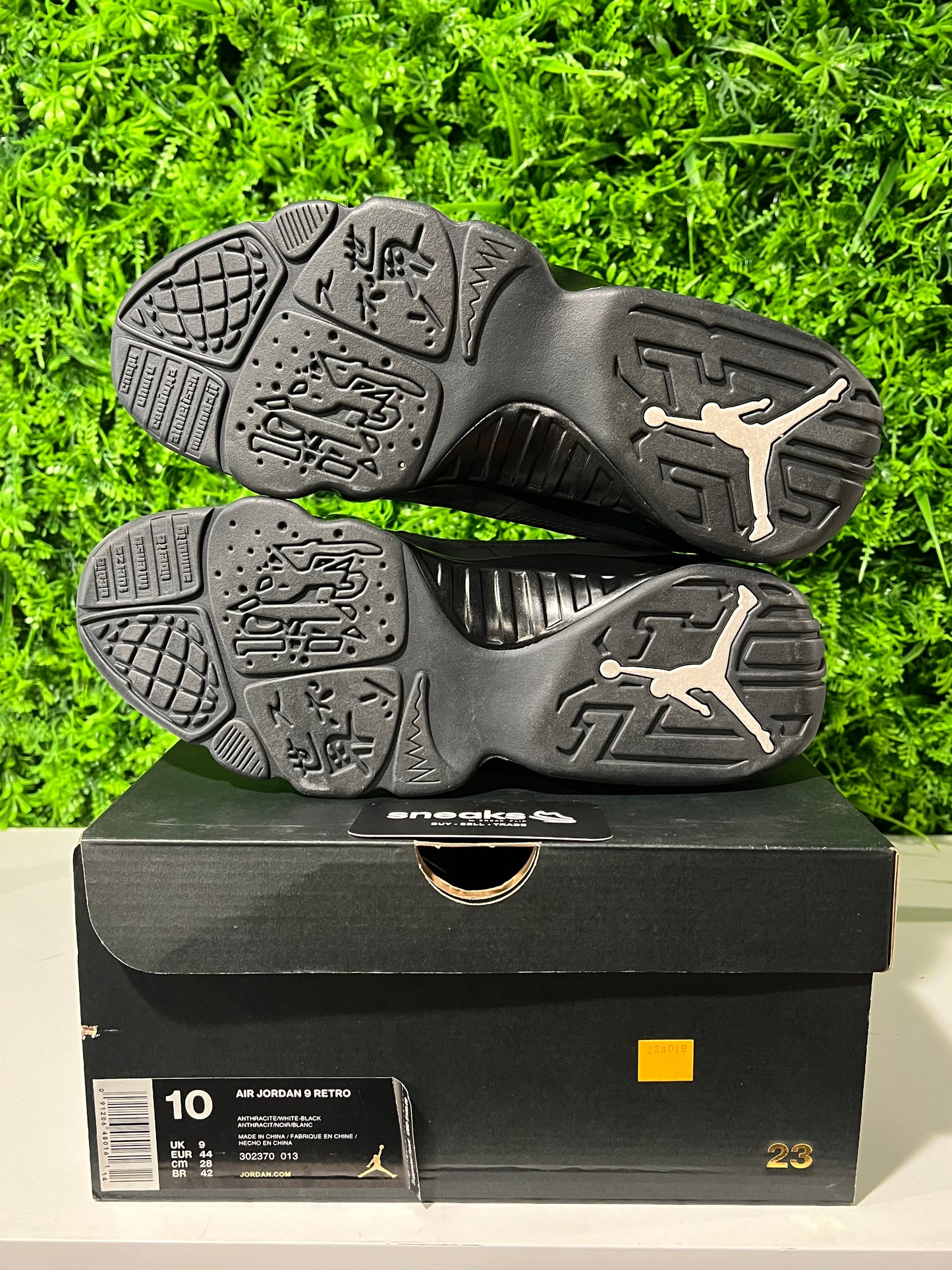 USED Air Jordan 9 Retro Anthracite 302370-013 SIZE 10M OG ALL