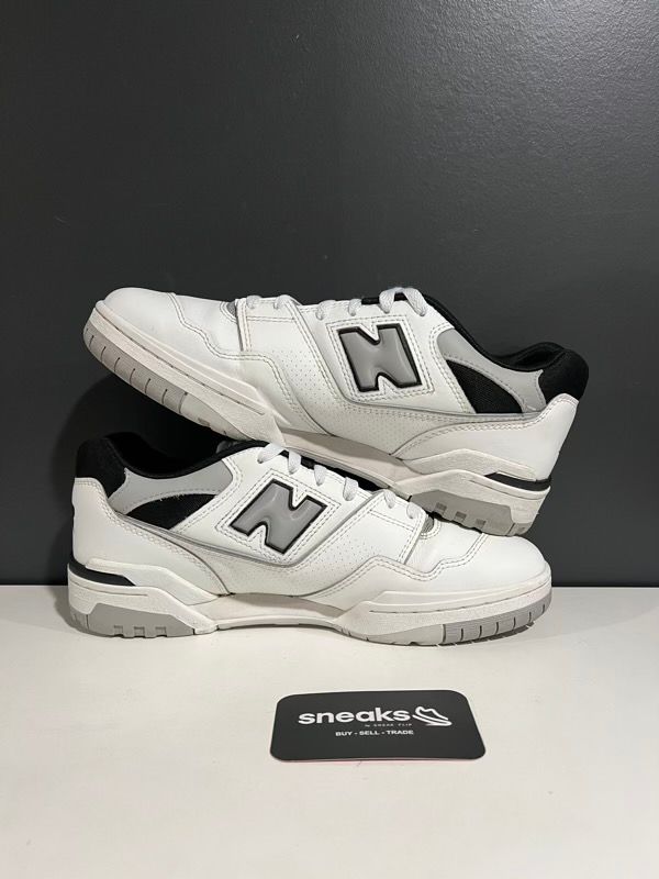 New Balance 550 White Concrete Black - USED NO BOX