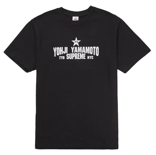 Supreme Y's by Yohji Yamamoto Star Tee Black
