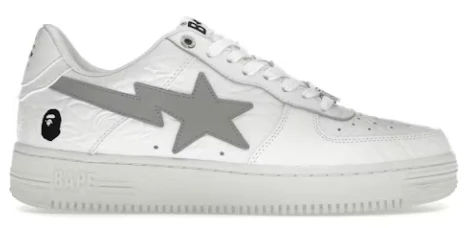 A Bathing Ape Bape Sta Low #3 Line Camo White