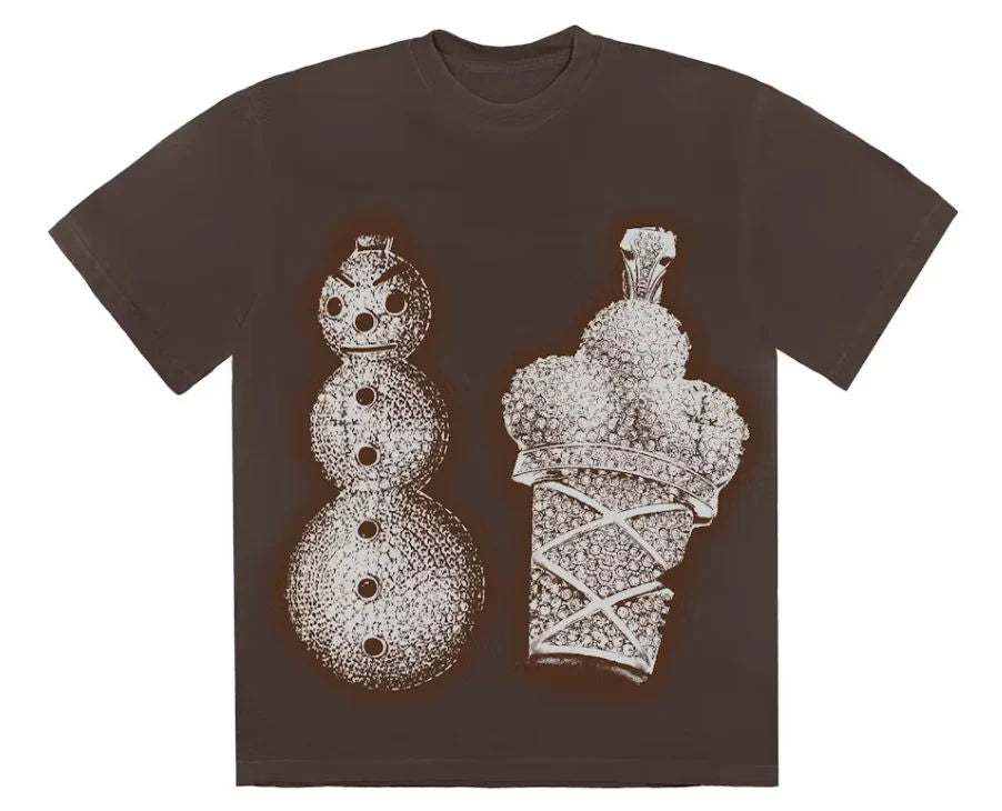 Travis Scott Cactus Jack For Verzuz TM:1017 T-shirt Brown