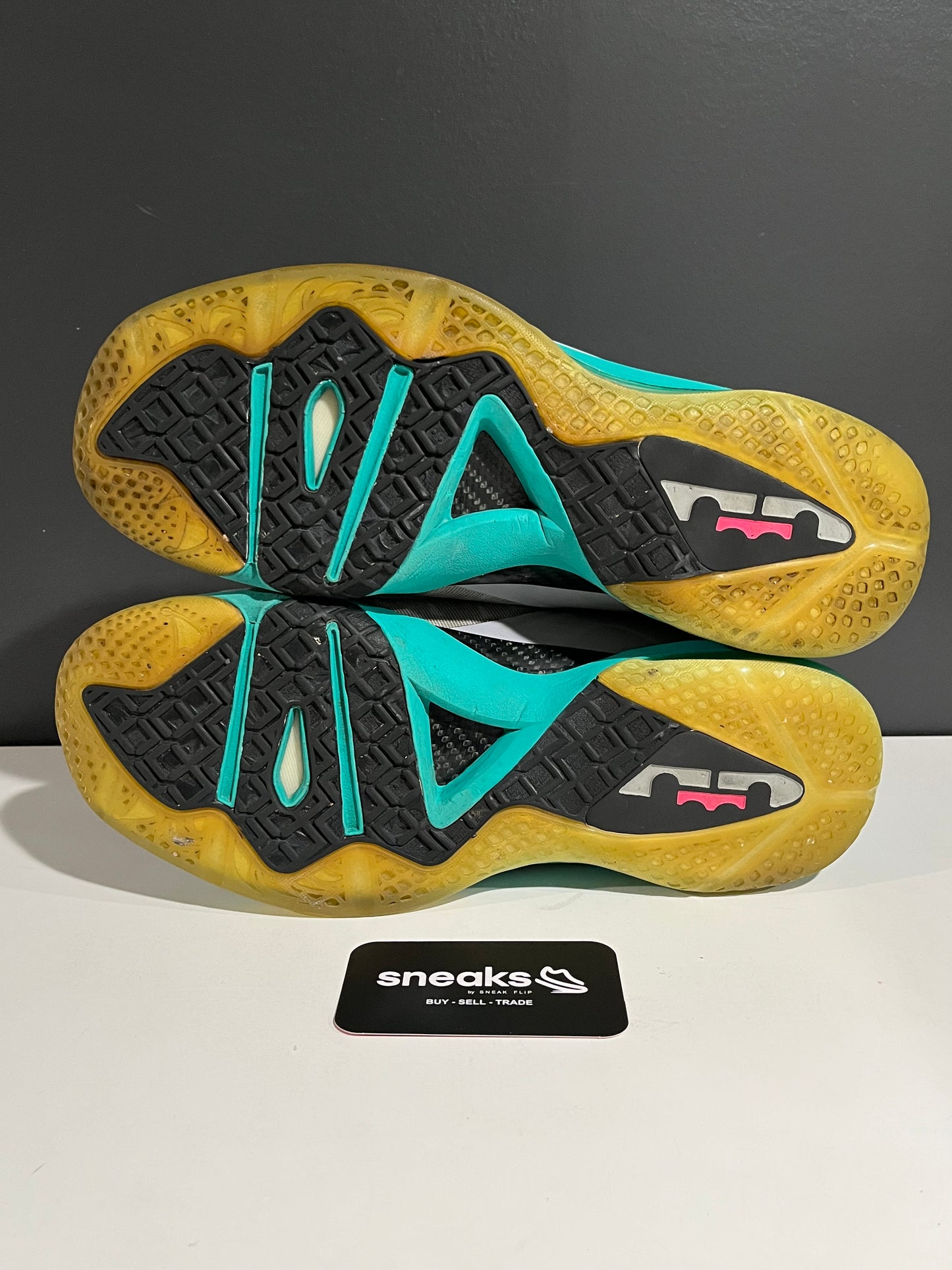 USED LeBron 9 P.S. Elite South Beach 516958-001 SIZE 10M NO BOX JY25-164