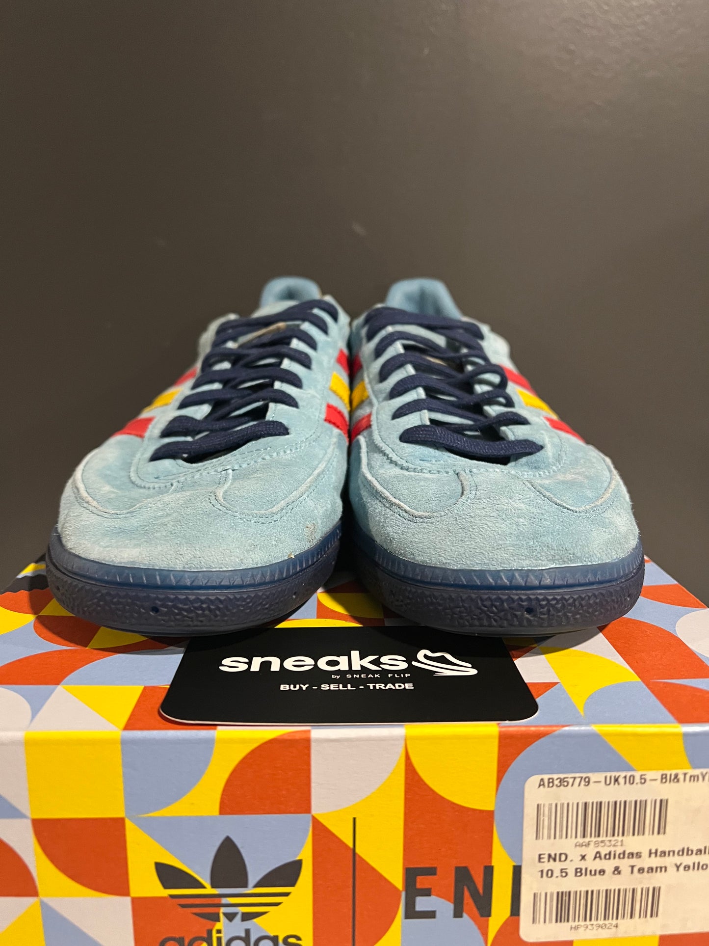 USED END. x Handball Spezial Bauhaus HP9390 SIZE 11M OG ALL AG25-299