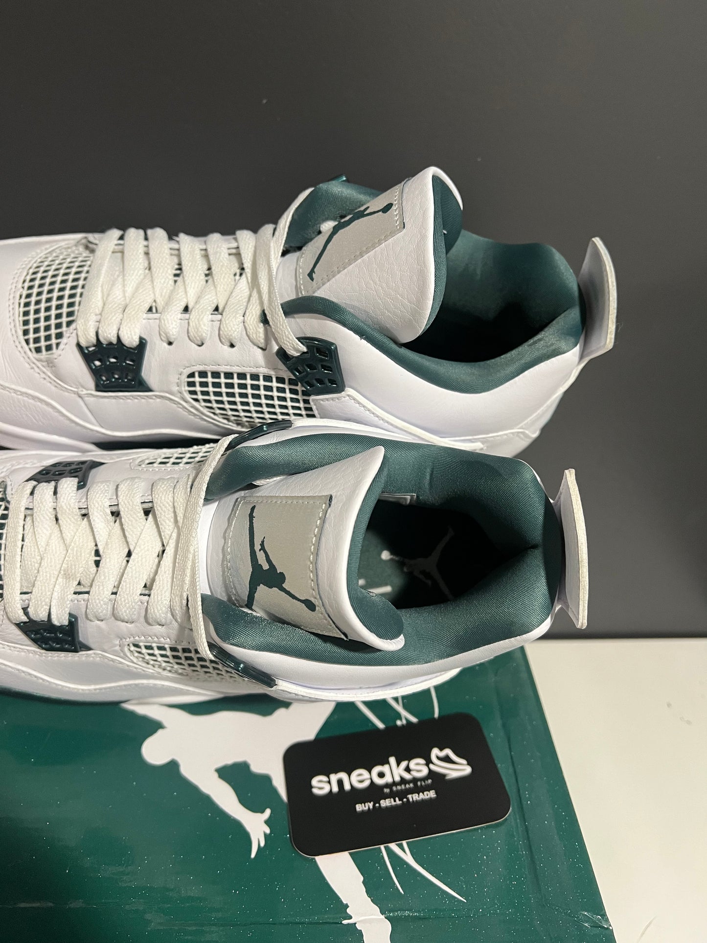 USED Air Jordan 4 Retro Oxidized Green FQ8138-103 SIZE 11.5M OG ALL AG25-207