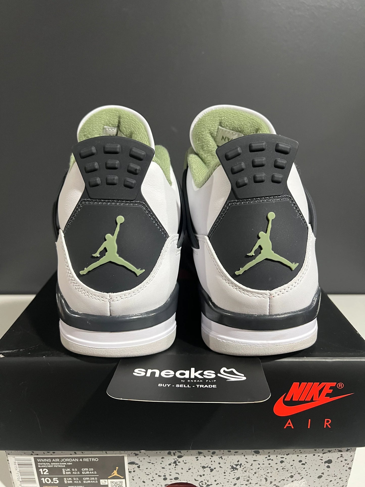 Jordan 4 Retro Seafoam (Women's) - Used