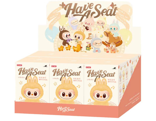 Pop Mart Labubu The Monsters Have a Seat Vinyl Plush  Sealed Case (6 Blind Box)