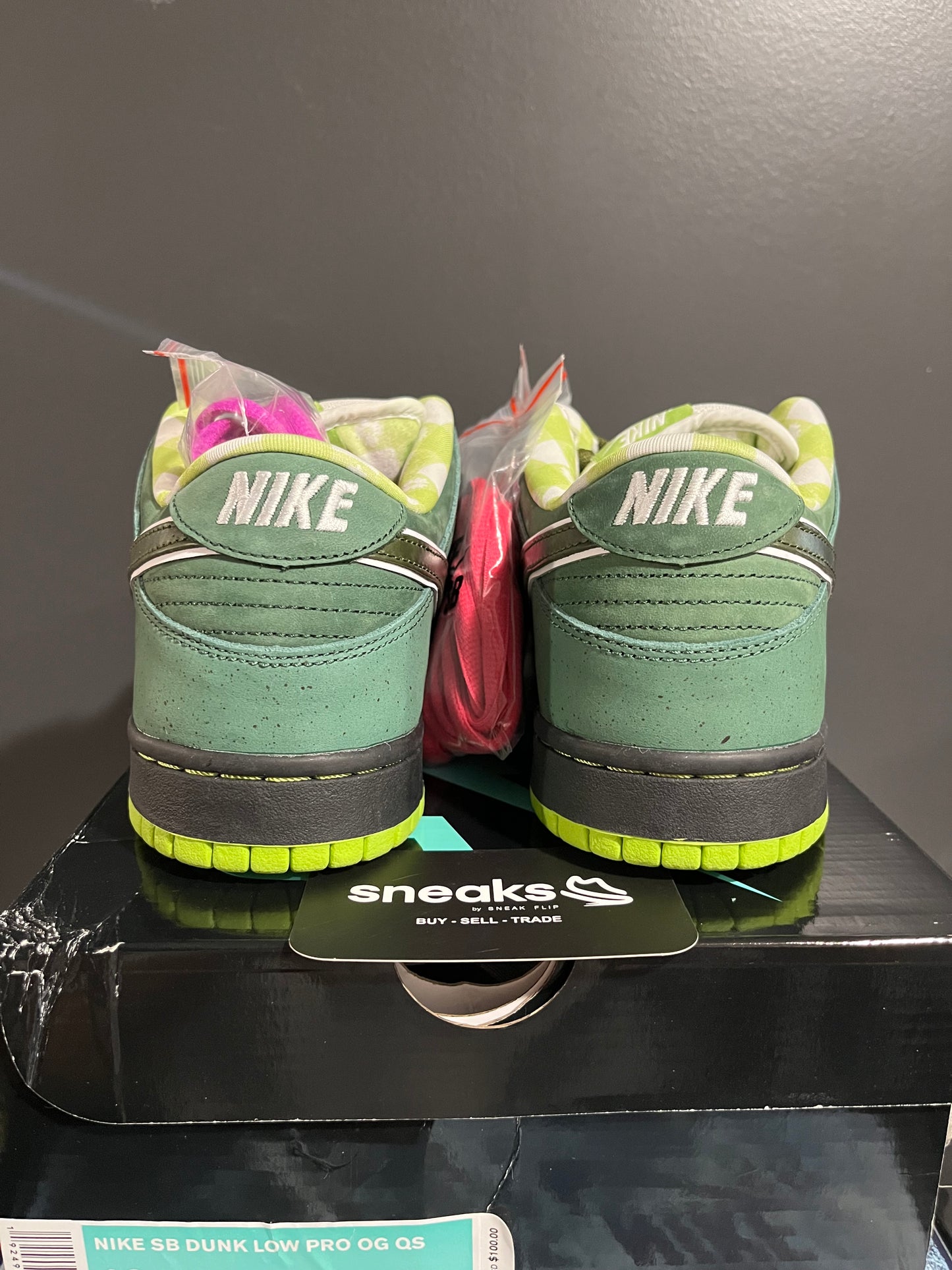 NEW Concepts Nike SB Dunk Low Green Lobster Special Box BV1310-337 SIZE 10M OG ALL JN25-325