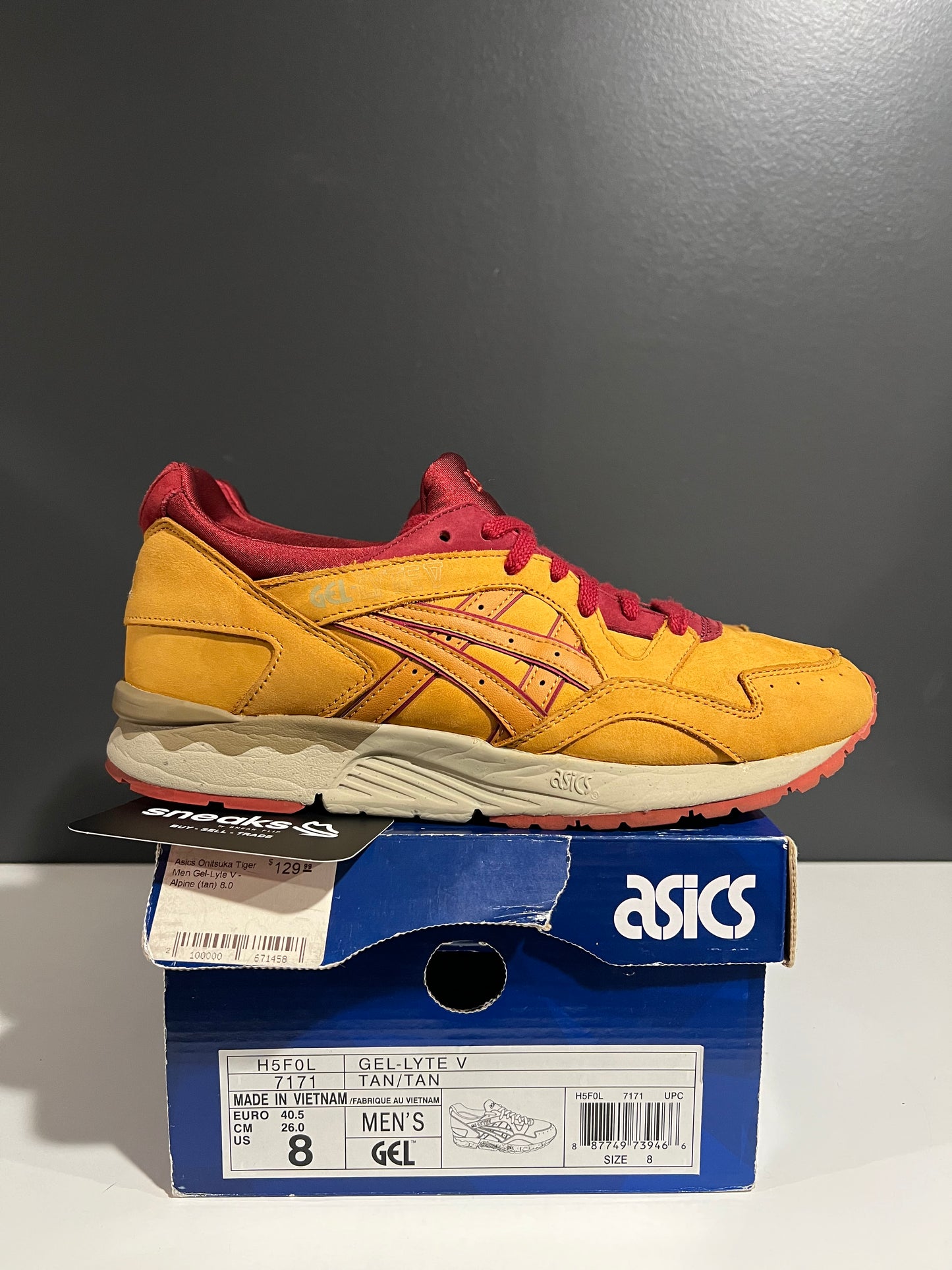 USED Gel Lyte 5 Alpine Blast Pack H5F0L-7171 SIZE 8M OG ALL