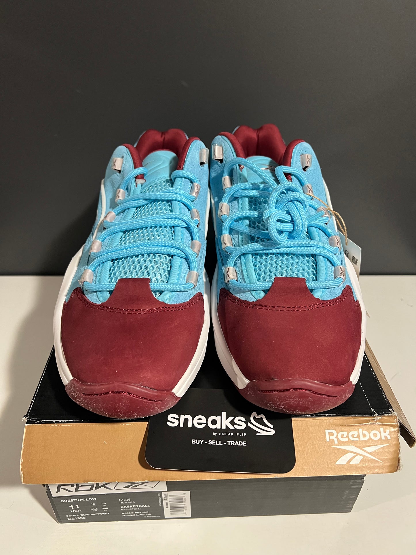 NEW Question Low Phillies GZ0990 SIZE 11M OG ALL AG25-286