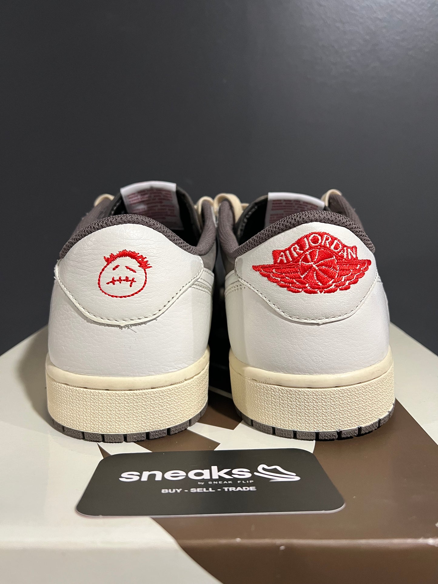 USED Travis Scott x Air Jordan 1 Retro Low OG Reverse Mocha DM7866-162 SIZE 12.5M OG ALL SP25-063