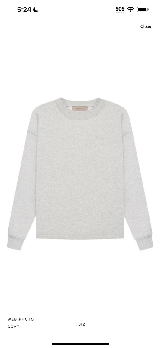 Fear of God Essentials Relaxed Crewneck Light Oatmeal