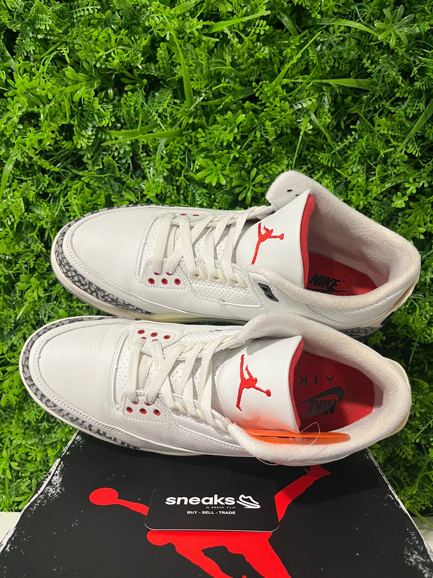 USED Air Jordan 3 Retro White Cement Reimagined DN3707-100 SIZE 10.5M OG ALL #1
