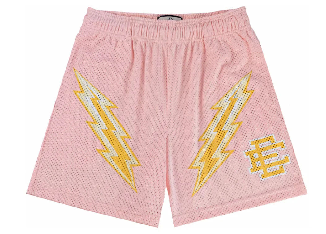 Eric Emanuel EE Short Rose Quartz/Yellow Bolt