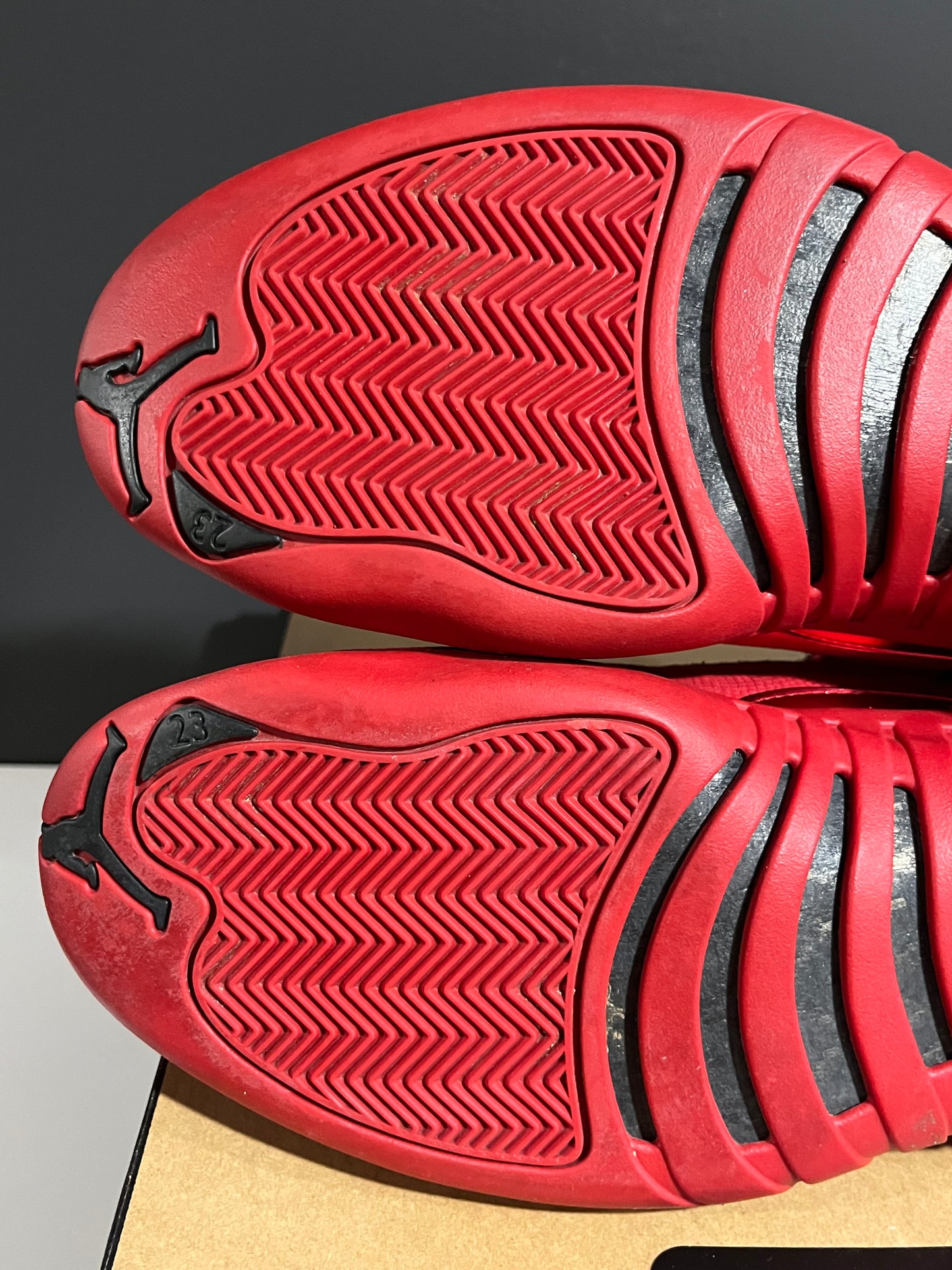 USED Air Jordan 12 Retro Gym Red 130690-601 SIZE 12.5M OG ALL JY25-141