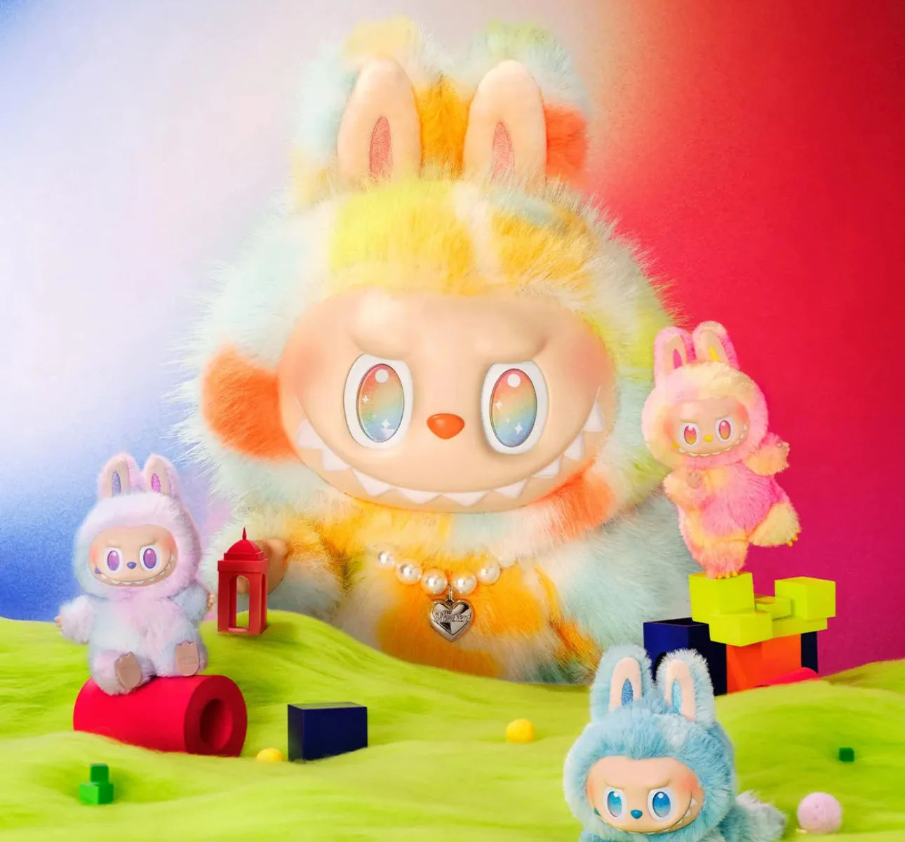 Pop Mart Labubu The Monsters Big into Energy Series Rock The Universe Vinyl Plush Doll