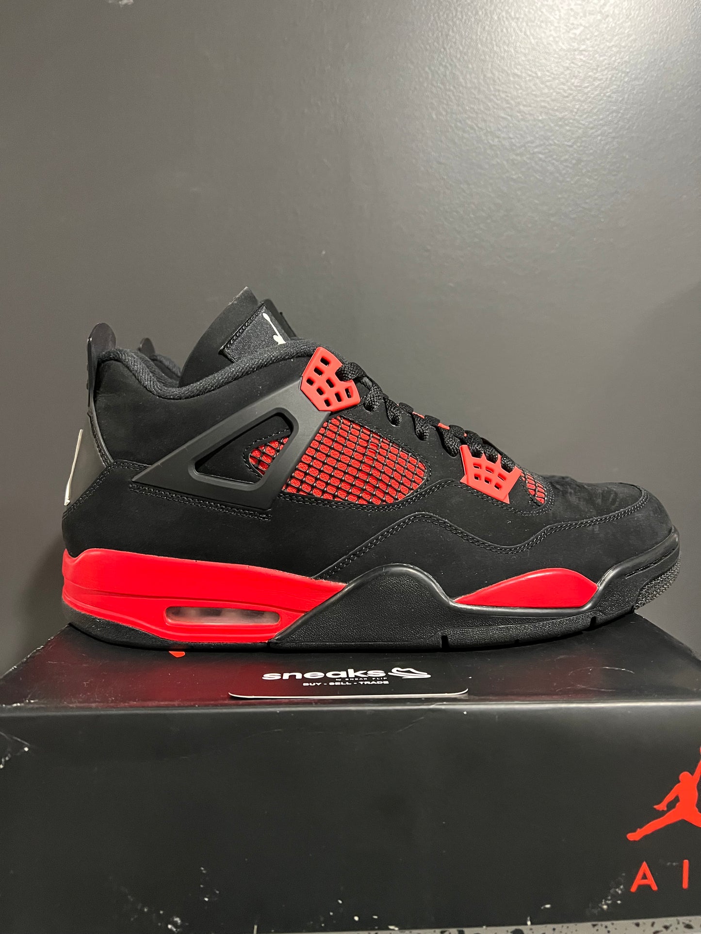 USED Air Jordan 4 Retro Red Thunder CT8527-016 SIZE 13M OG ALL AG25-186