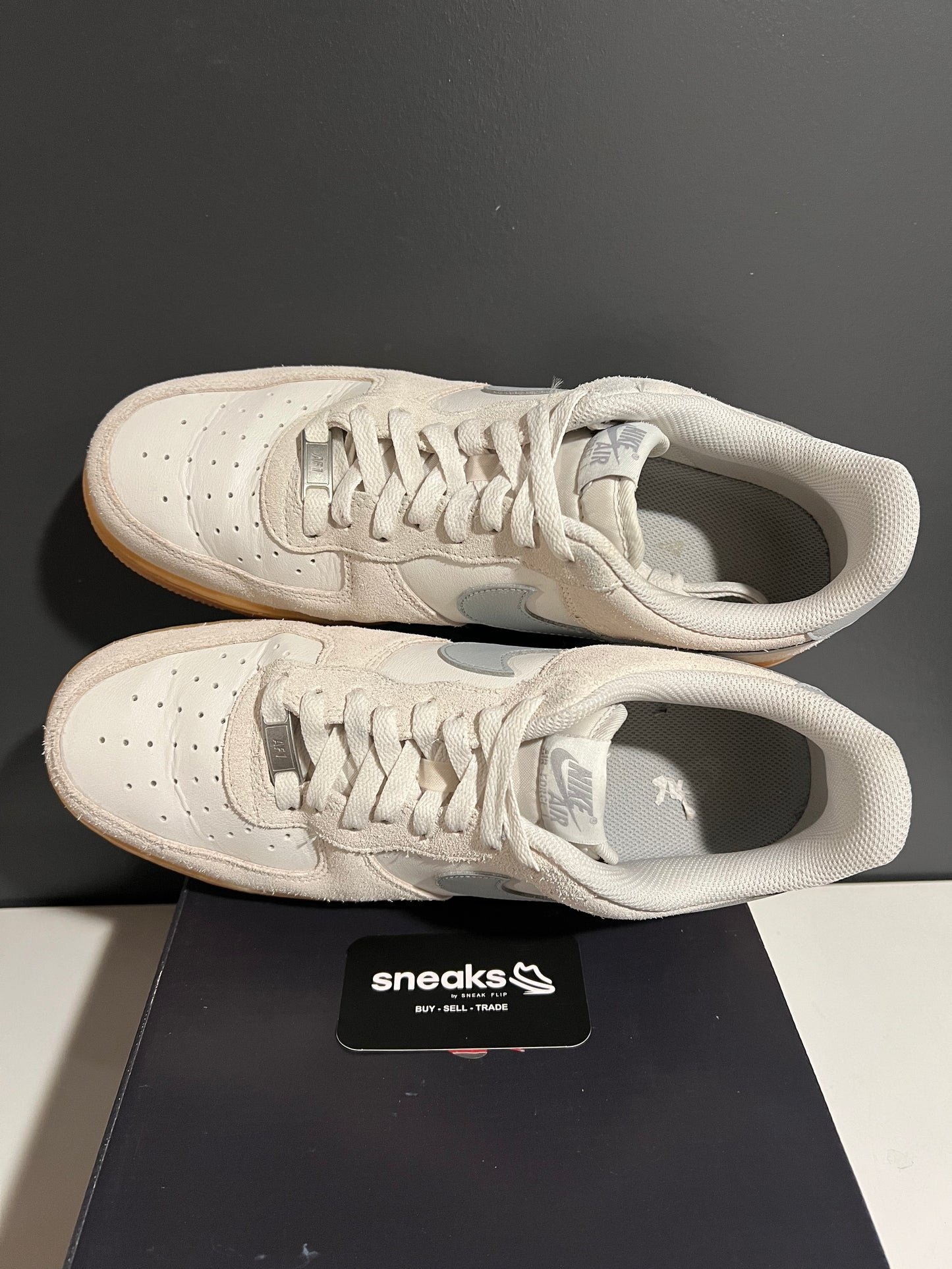 USED Air Force 1 '07 LV8 Gum Pack Phantom Light Smoke FQ8714-002 SIZE 11M OG ALL AG25-161