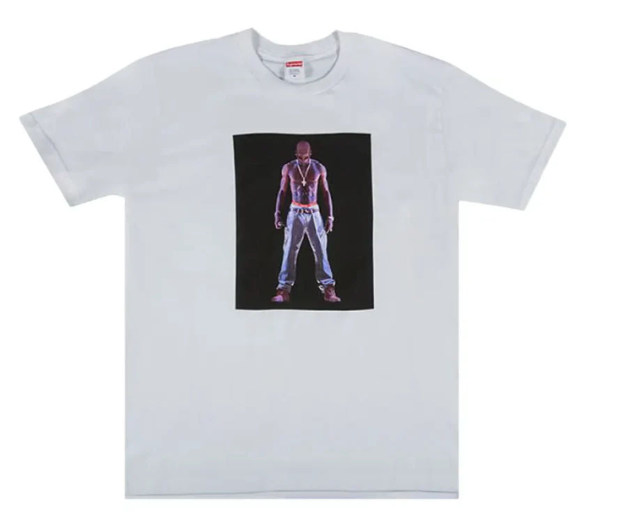 Supreme Tupac Hologram Tee White