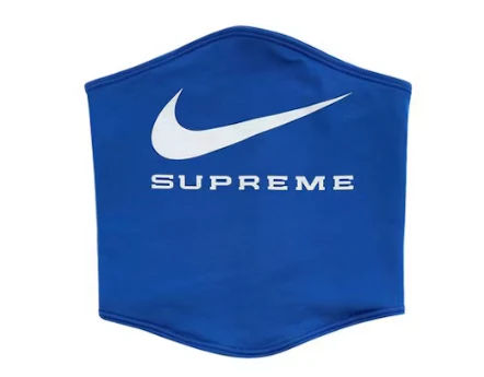 Supreme Nike Logo Neck Warmer Blue