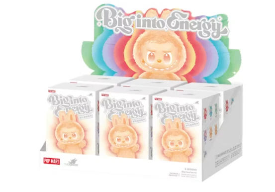 Pop Mart Labubu The Monsters Big into Energy Series Vinyl Plush Pendant Sealed Case (6 Blind Box)