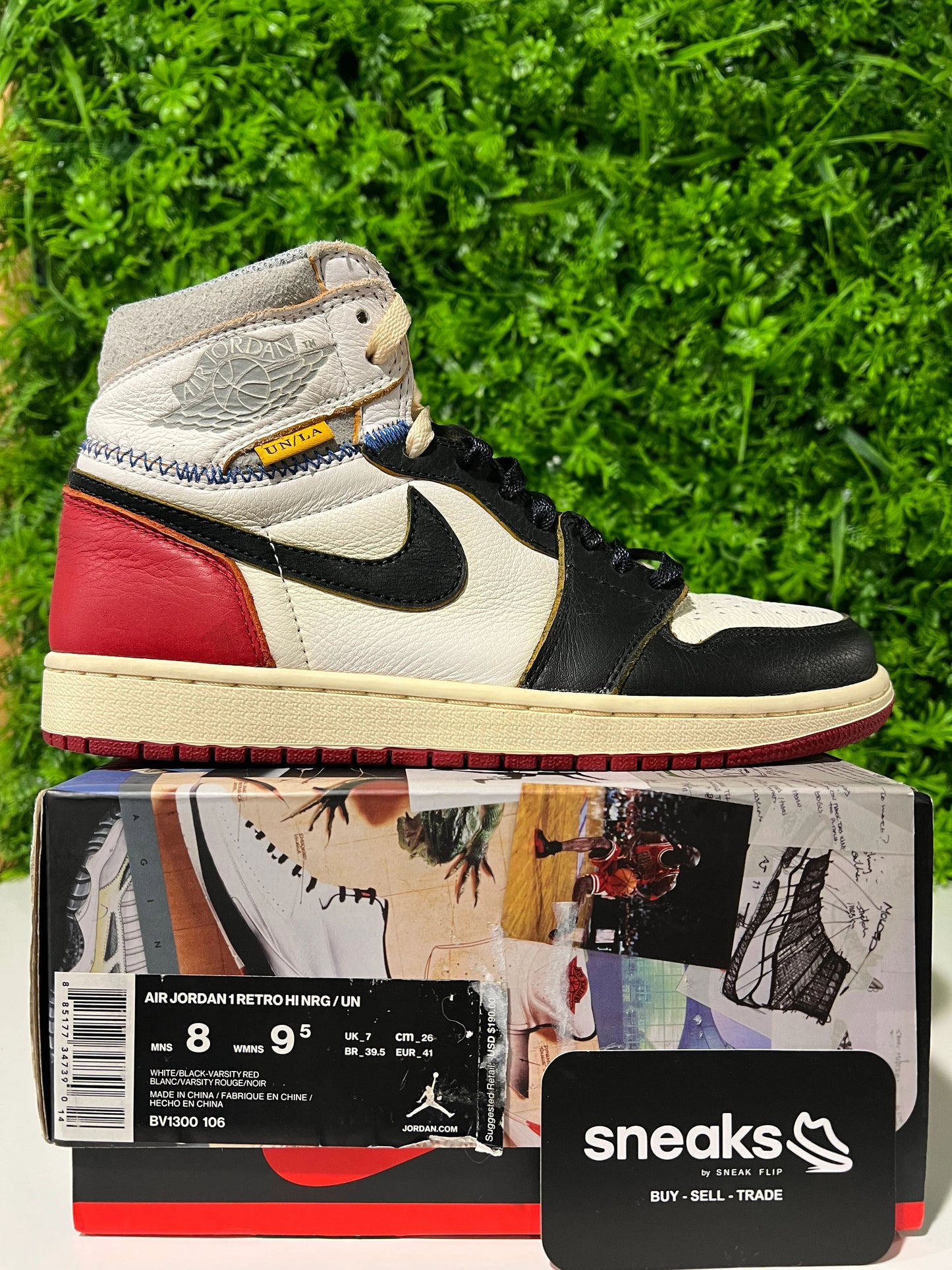 Jordan 1 Retro High Union Los Angeles Black Toe - Used
