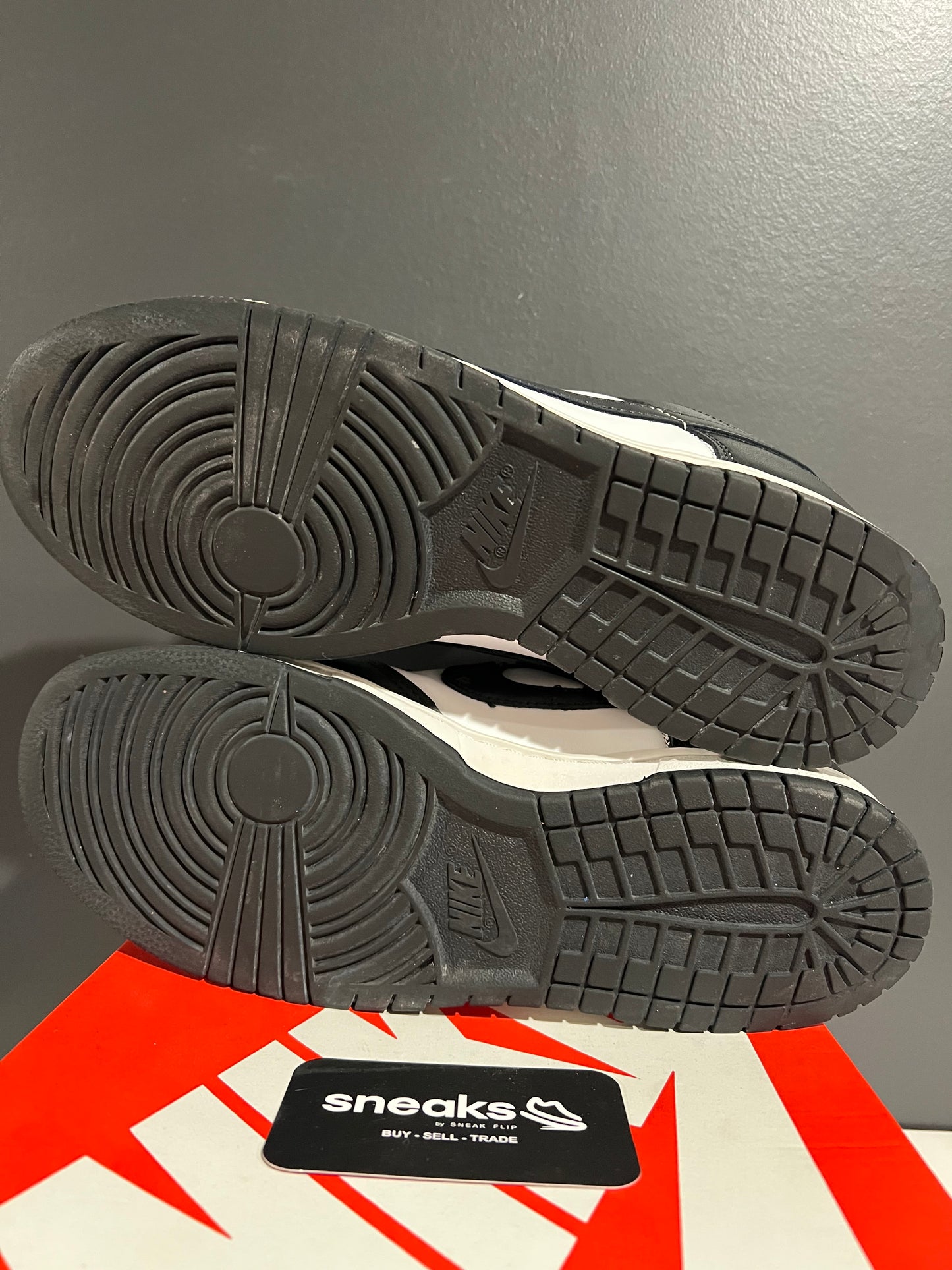 USED Dunk Low Black White DD1391-100 SIZE 10M OG ALL AG25-25