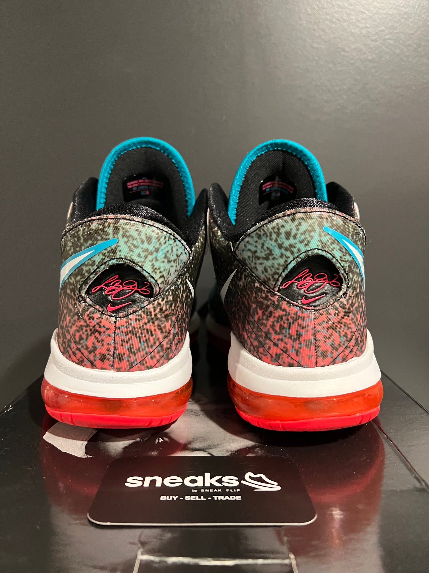 USED LeBron 8 V/2 Low Retro Miami Night 2021 DJ4436-100 SIZE 10M OG ALL AG25-265