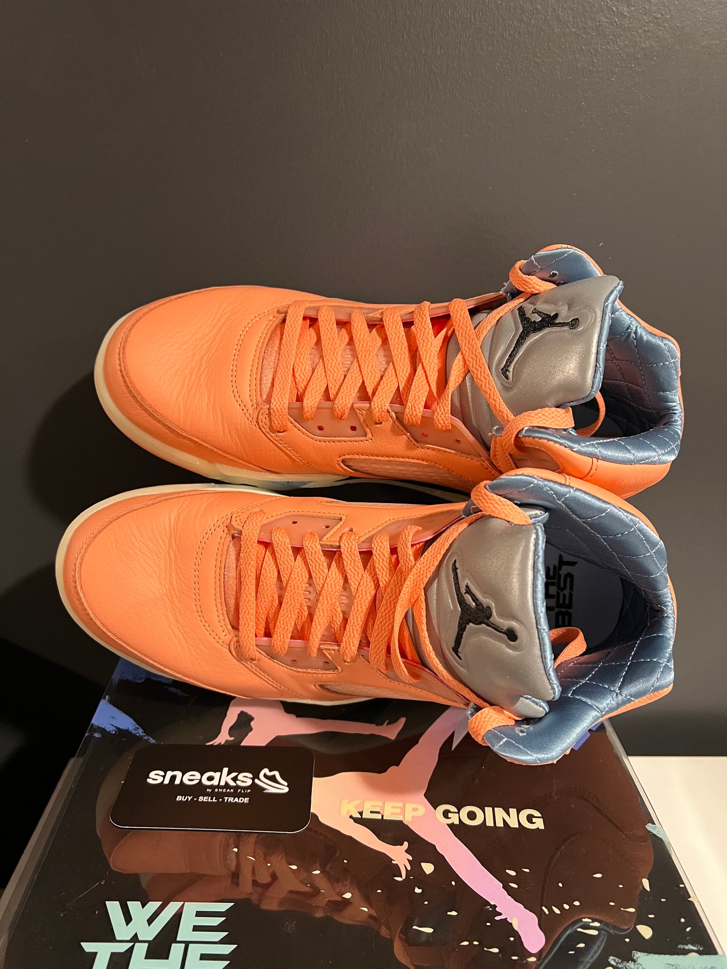 USED DJ Khaled x Air Jordan 5 Retro We The Best - Crimson Bliss DV4982-641 SIZE 11M OG ALL JY25-177
