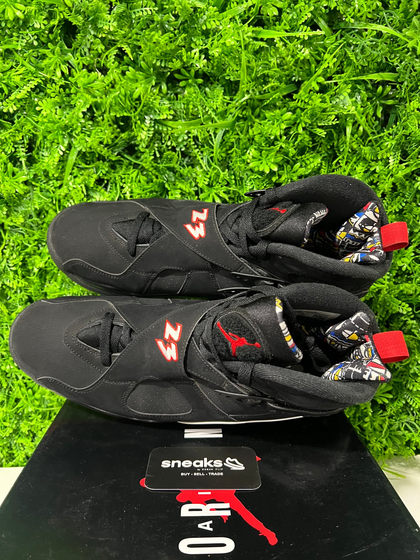 USED Air Jordan 8 Retro Playoff 2023 305381-062 SIZE 12M OG ALL
