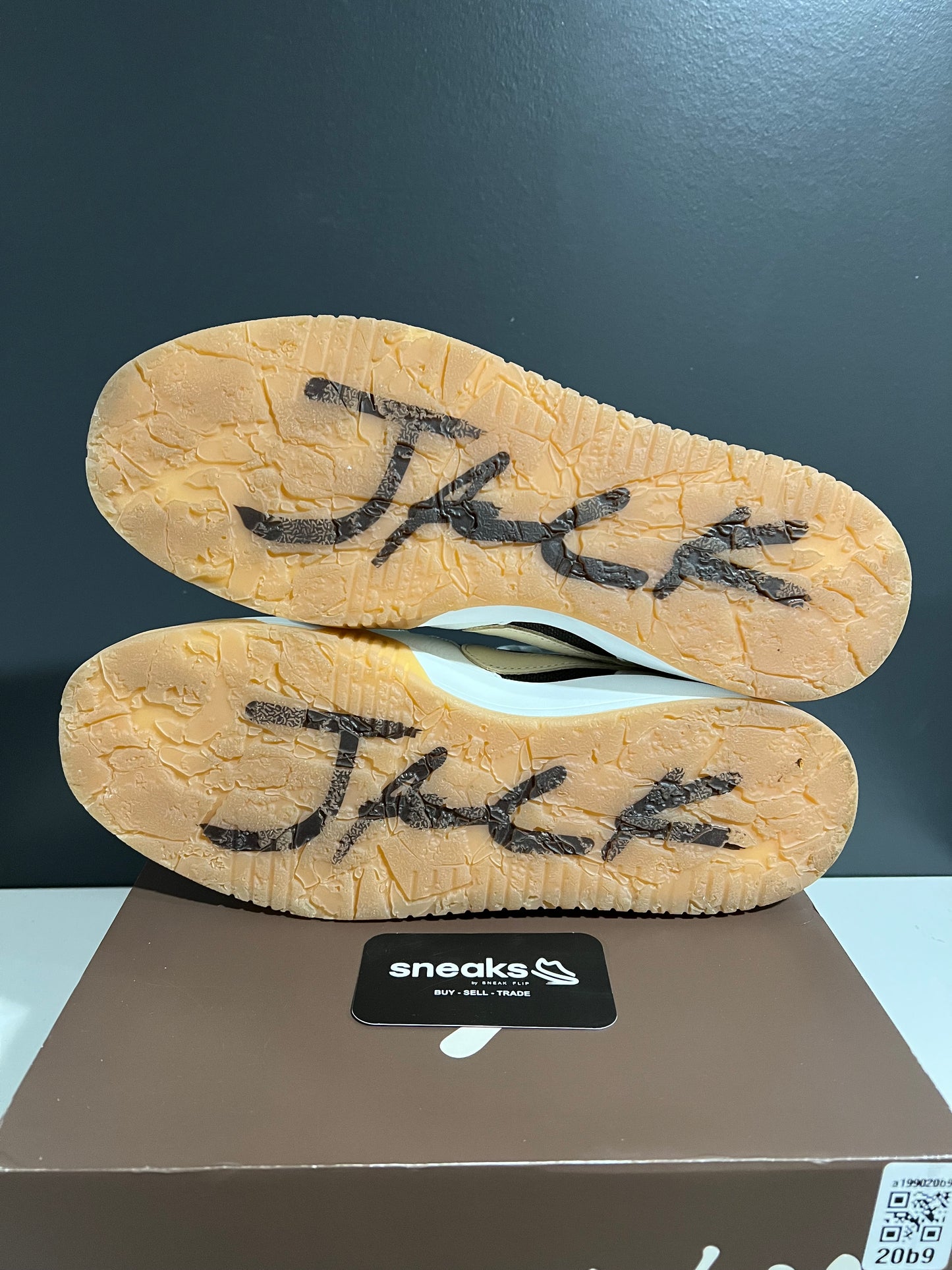 USED Travis Scott x Jordan Jumpman Jack TR Sail FZ8117-100 SIZE 11.5M OG ALL AG25-384