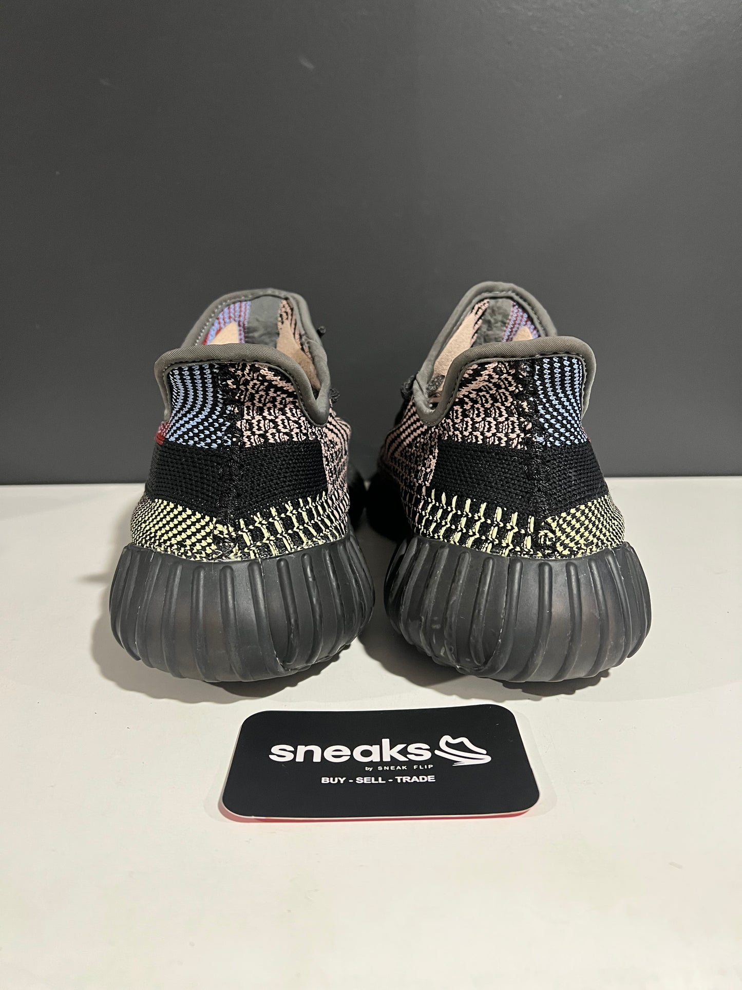 USED Yeezy Boost 350 V2 Yecheil Non-Reflective FW5190 SIZE 9M NO BOX AG25-316