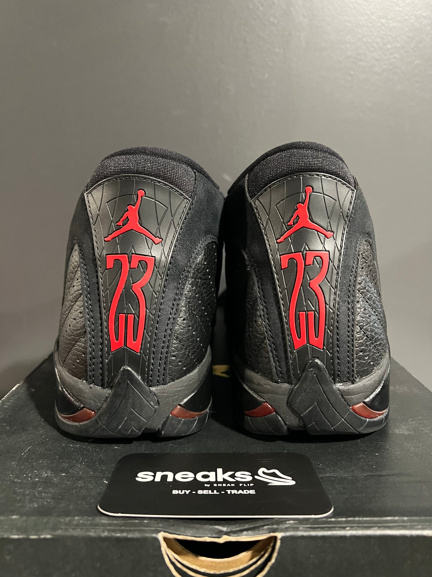USED Air Jordan 14 Retro Last Shot 2018 487471-003 SIZE 10M OG ALL AG25-275