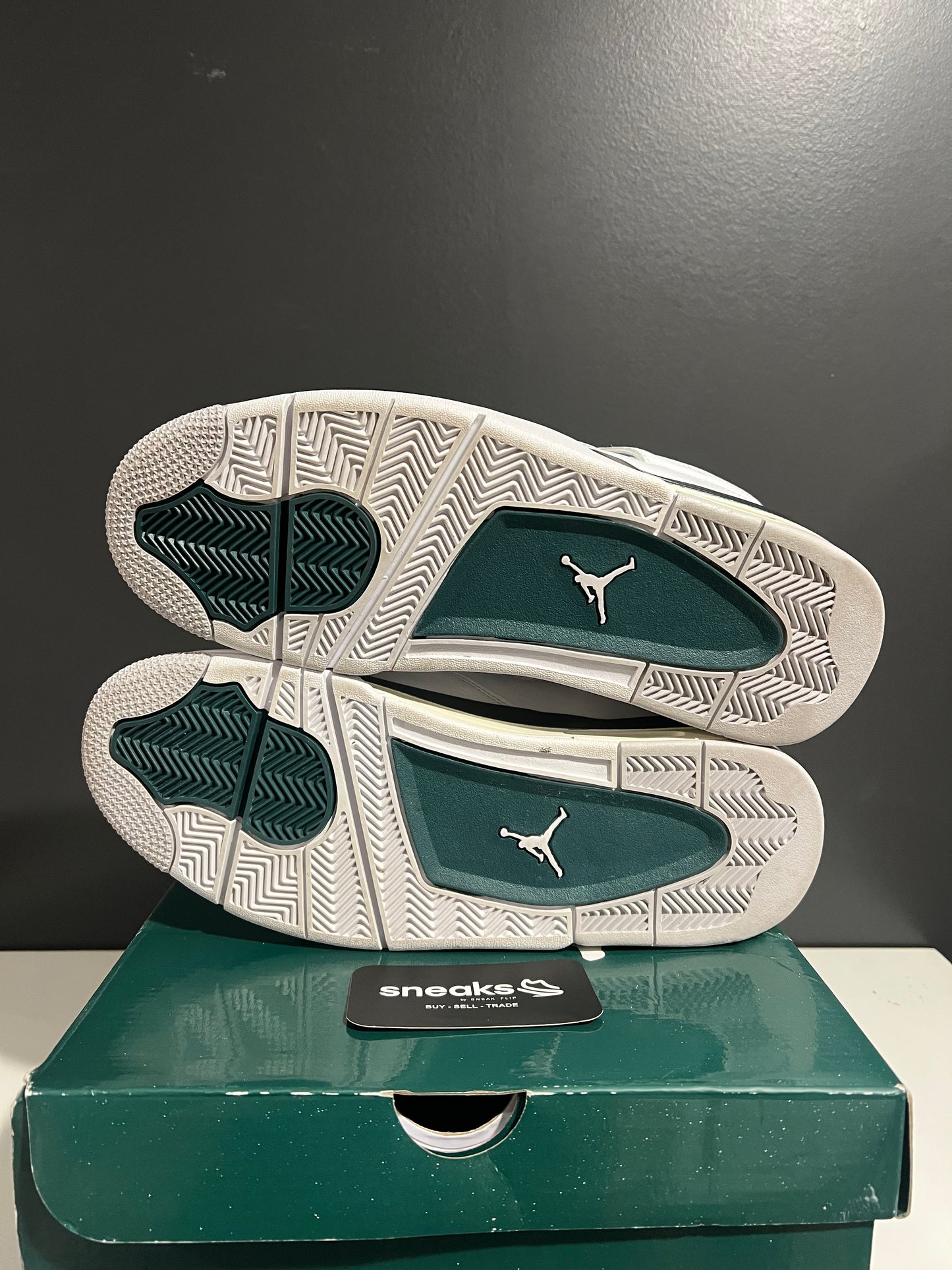 USED Air Jordan 4 Retro Oxidized Green FQ8138-103 SIZE 11.5M OG ALL AG25-207