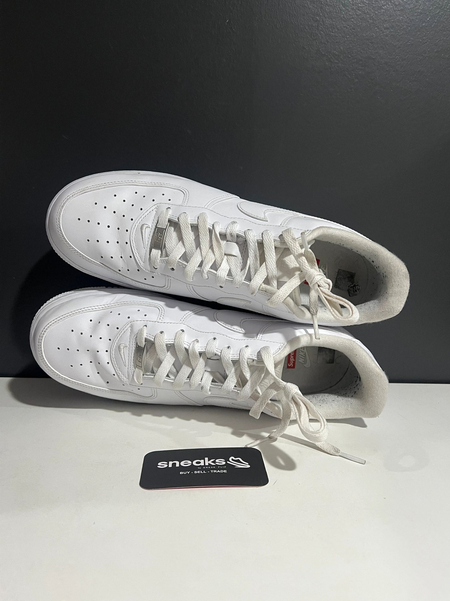 Nike Air Force 1 Low Supreme White - Used