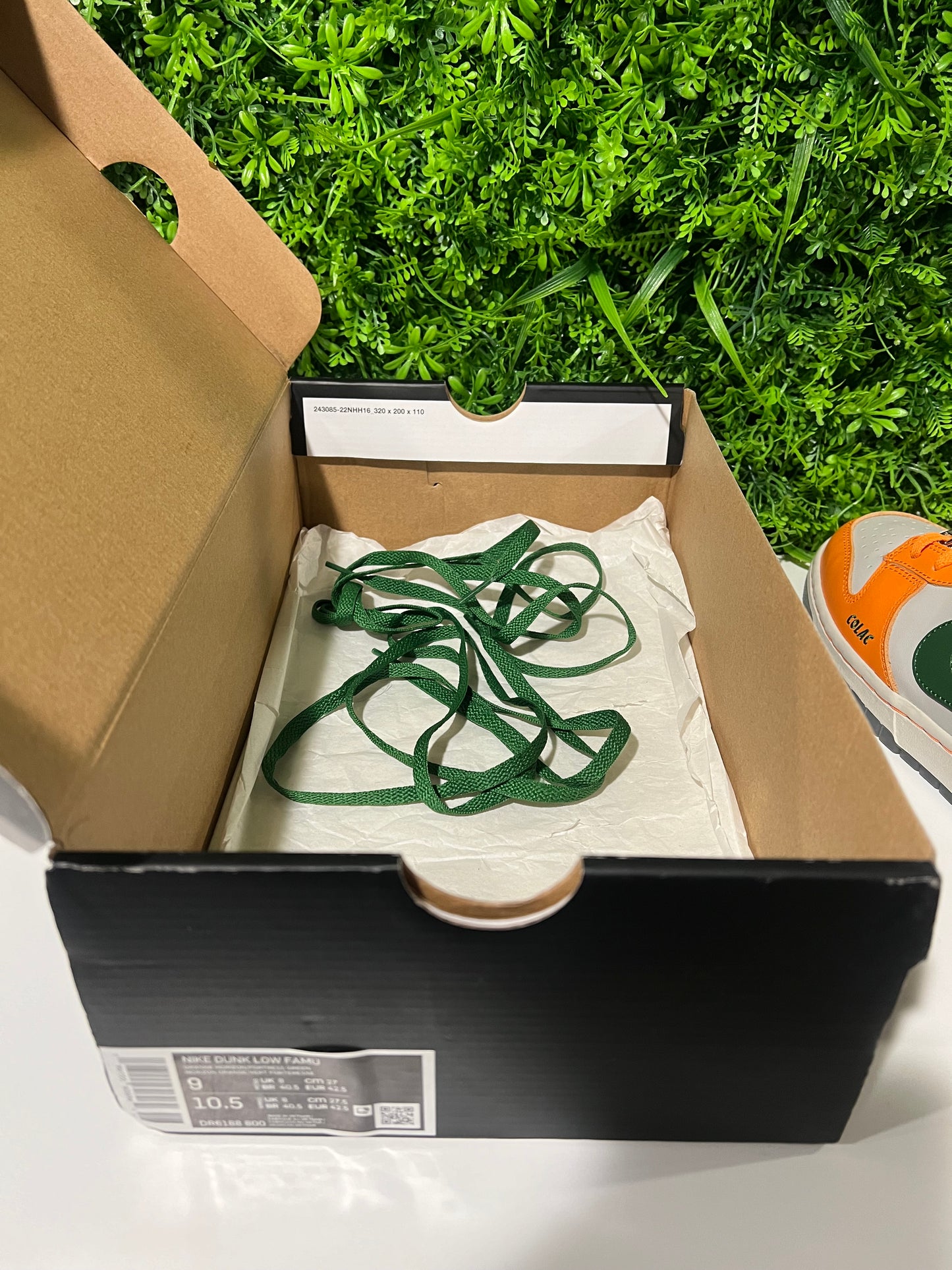 USED Florida A&M University x Dunk Low Rattlers DR6188-800 SIZE 9M OG ALL