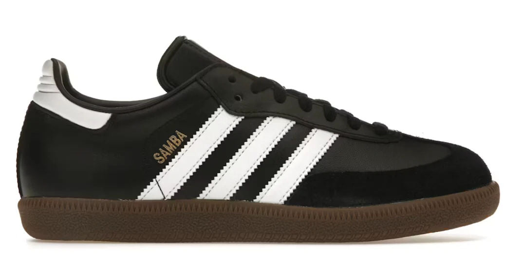 adidas Samba Leather Black White