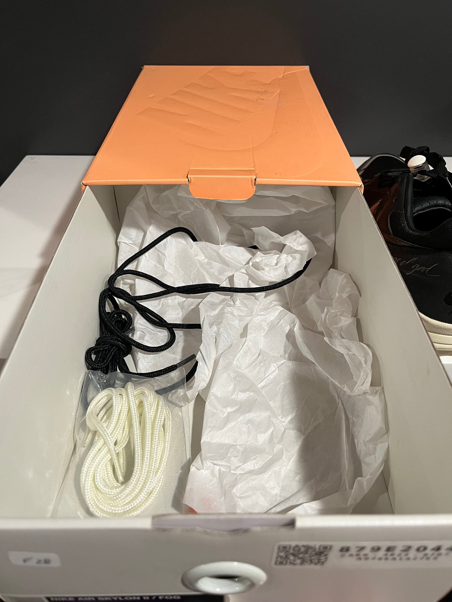 USED Fear Of God x Air Skylon 2 Black BQ2752-001 SIZE 9M OG ALL JN25-114