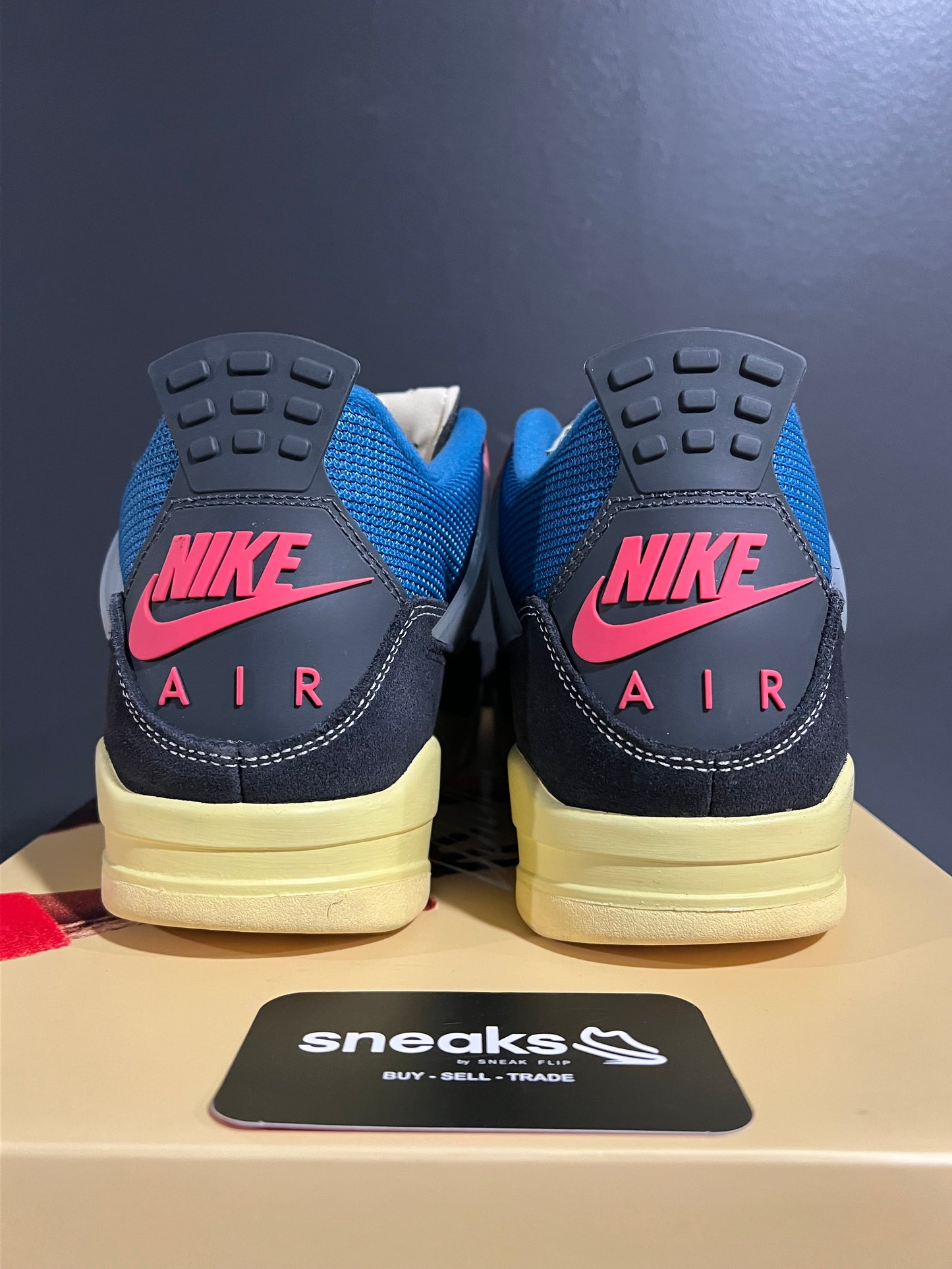 USED Union LA x Air Jordan 4 Retro Off Noir DC9533-001 SIZE 10M OG ALL SP25-085