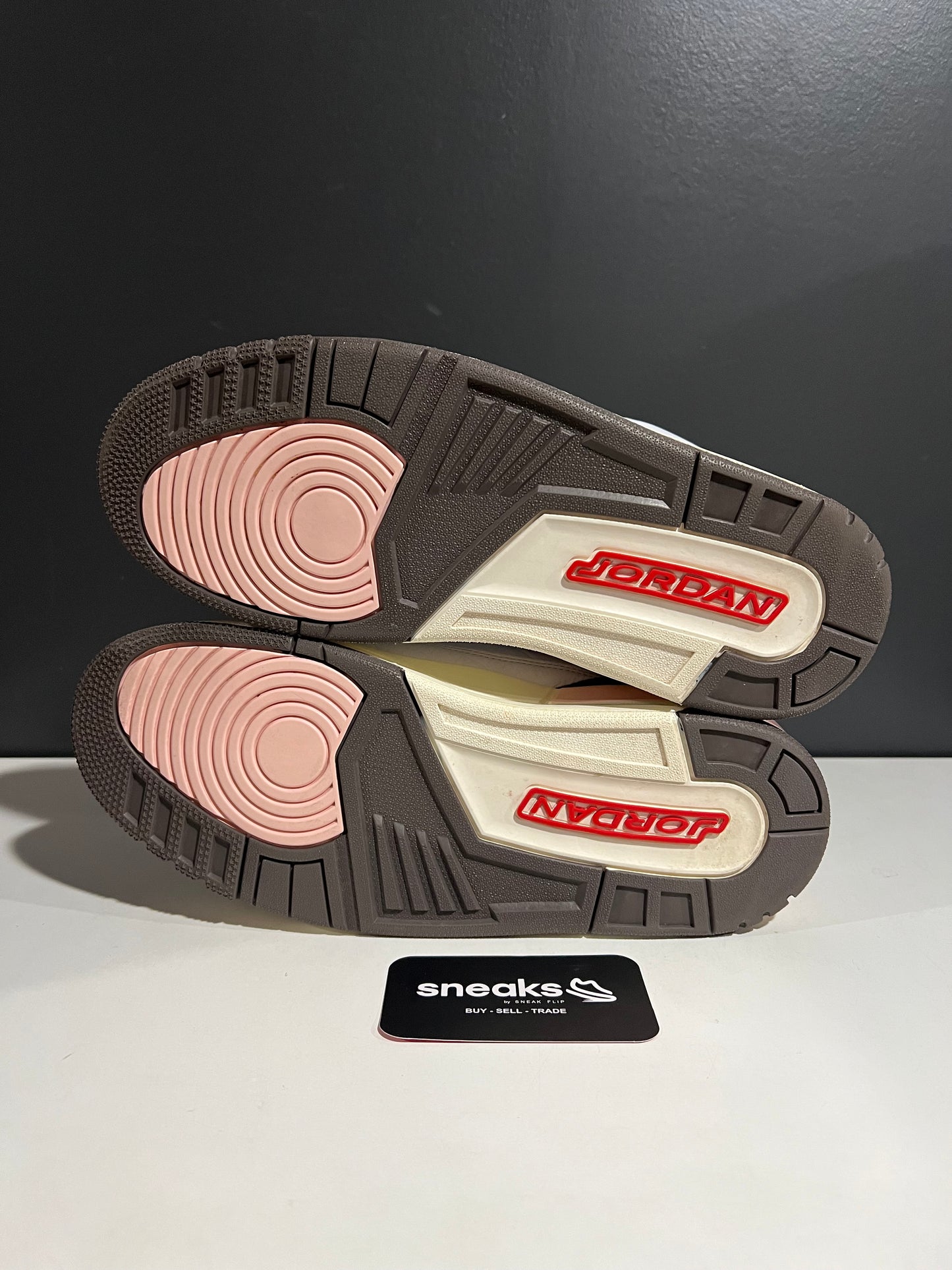 USED Wmns Air Jordan 3 Retro Neapolitan CK9246-102 SIZE 9.5M NO BOX AG25-182