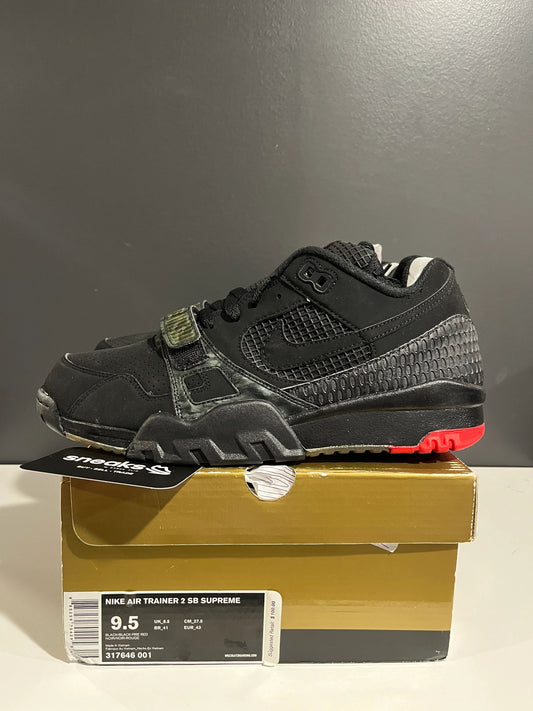 Nike Air Trainer 2 SB Supreme Black