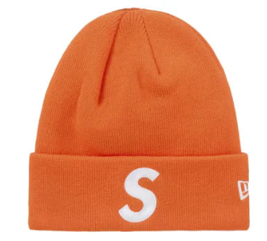 Supreme New Era S Logo Beanie (FW24) Orange