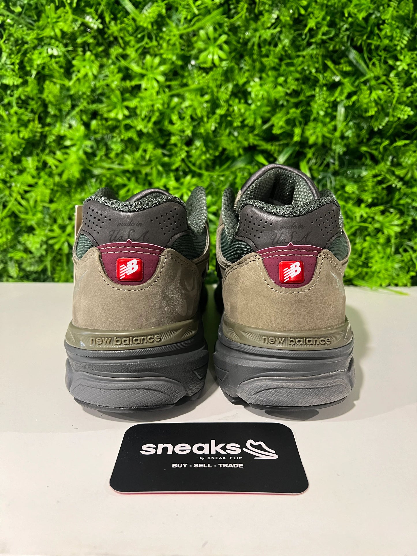 New Balance 990v3 MiUSA Teddy Santis Green Purple - New (NO BOX)