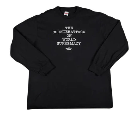Supreme UNDERCOVER/Public Enemy Tee Black