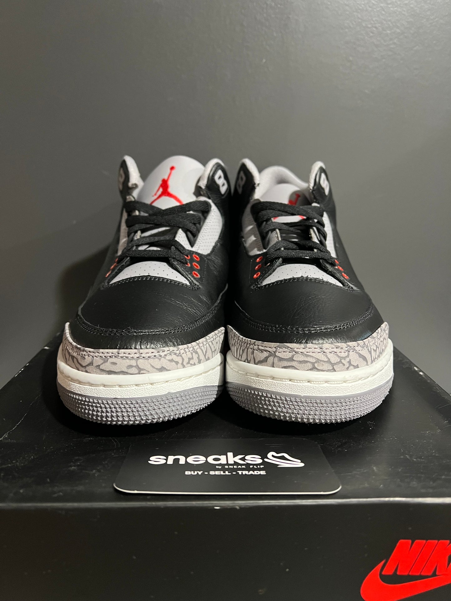 USED Air Jordan 3 Retro Black Cement (2024) DN3707-010 SIZE 11M OG ALL JY25-281
