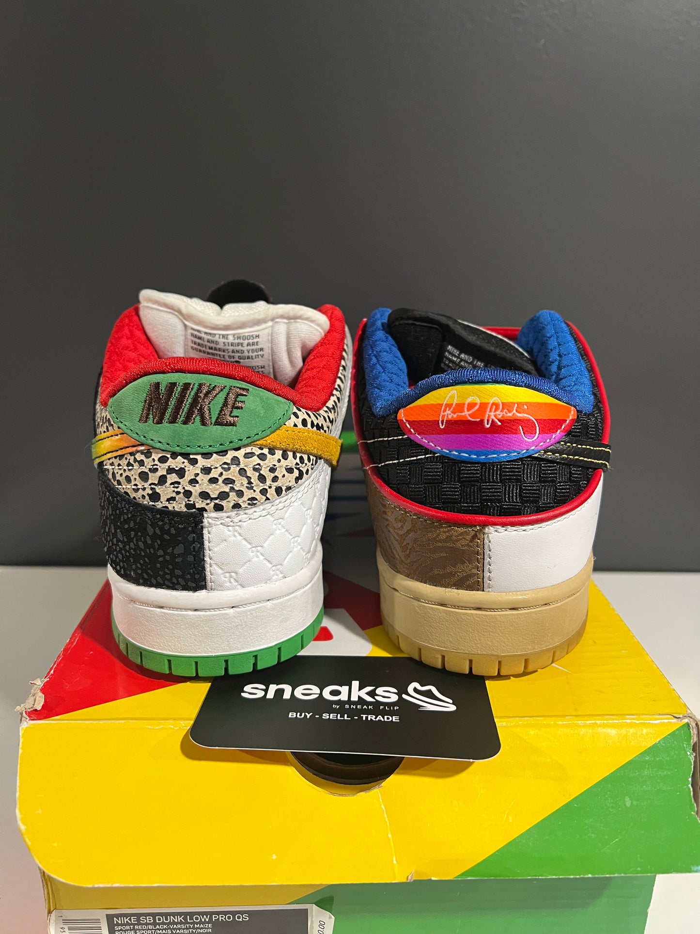 USED Dunk Low SB What The Paul CZ2239-600 SIZE 8.5M OG ALL
