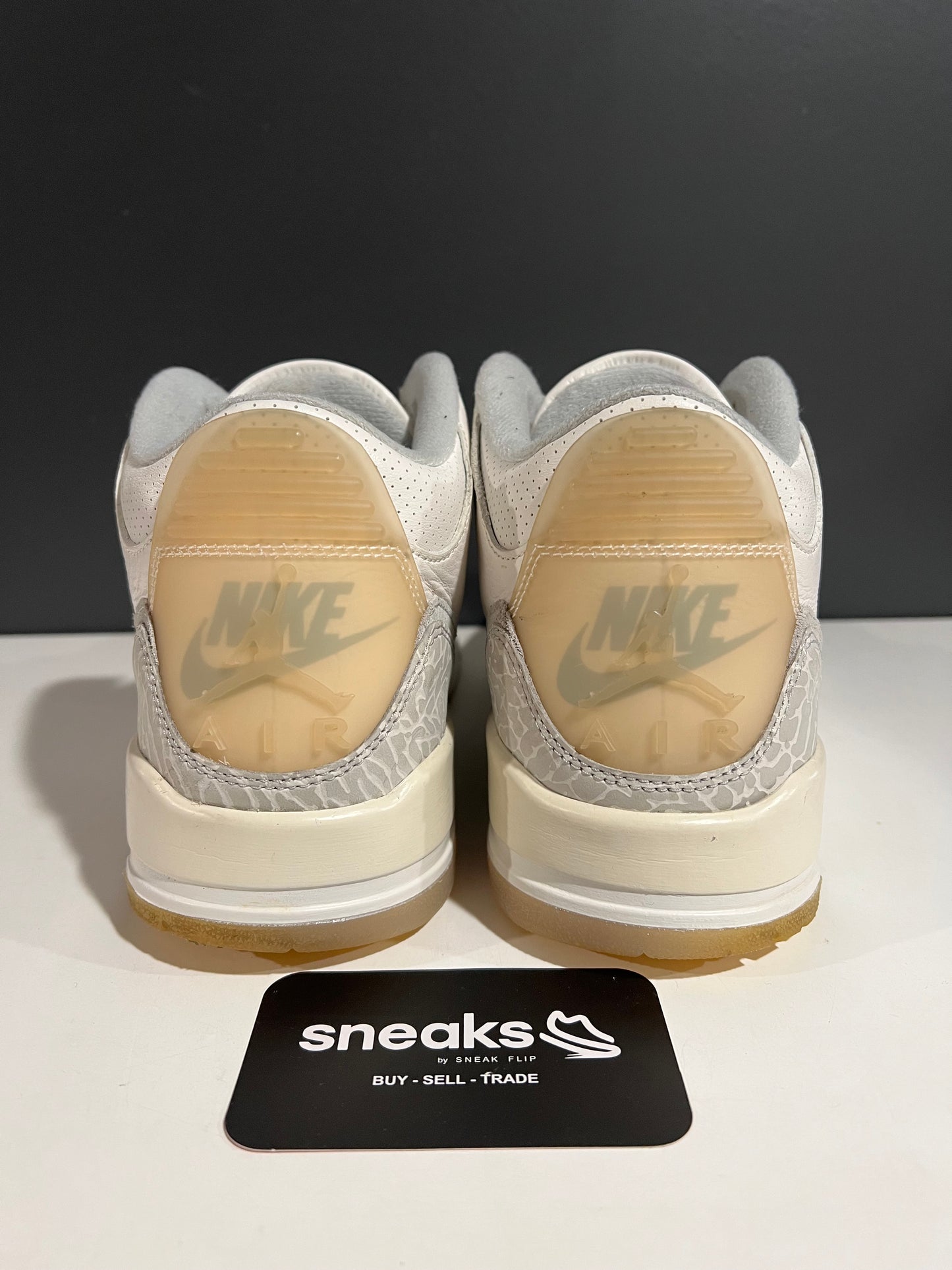 USED Air Jordan 3 Retro SE Craft Ivory FJ9479-100 SIZE 9.5M NO BOX AG25-15